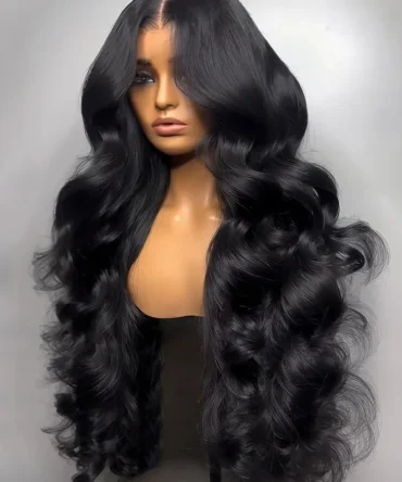 250 Density 30 40 Inch Body Wave Lace Front Human Hair Wigs Water Wave 13x4 13x6 HD Transparent Lace Frontal Wig For Women
