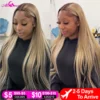 Upgrade Straight 13x4 Ash Blonde Wig Human Hair For Women Ash Blonde Wig Hd Lace Frontal Wig Longer Blonde Human Wig 200 Density